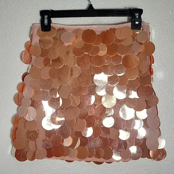 J Crew Collection circle-sequin mini skirt Sz 0 CA746 NWT - Picture 8 of 8